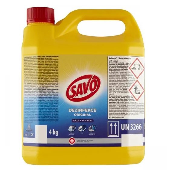 Savo 4kg kanystr originál | Čistící, dezinf.prostř., dezodoranty - Dezi. přípravky Savo 4kg kanystr originál | Čistící, dezinf.prostř., dezodoranty - Dezi. přípravky